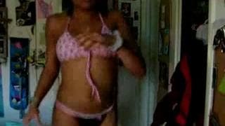 Amadora bem sexy pronta para um show !