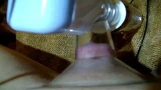 Cona aspirada por um objecto estranho !