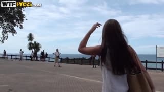 Abbey e Slava divertem-se ao ar livre!