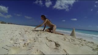 Sessao de ioga na praia!