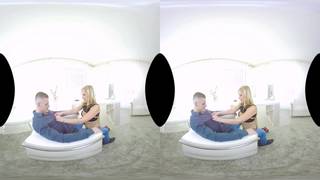 Loira faz um excelente boquete em pornô VR Loira faz um excelente boquete em pornô VR