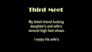 Meu amigo e eu nos masturbamos com os sapatos de nossas esposas