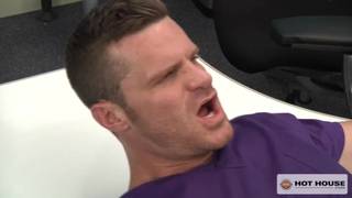 Trenton e Landon têm uma ótima transa no escritório Trenton e Landon têm uma ótima transa no escritório