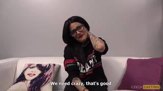 é a sua primeira vez perante a camera