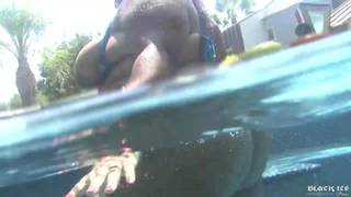 Mulher negra BBW fodida depois de uma massagem porno negras