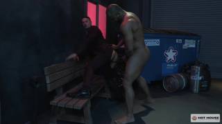 Skyy Knox e Jason Vario transam com força ao ar livre Skyy Knox e Jason Vario transam com força ao ar livre