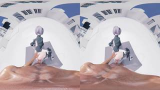 Hentai 3D sem censura transando por trás