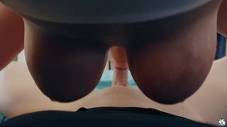 A garota peituda Chelsea Vegas chupa um bom pau