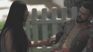 Blake Wilde espia Katana e Juan Lucho fodendo lá fora com gosto