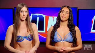 Os desastres que estas garotas nuas informam no noticiário